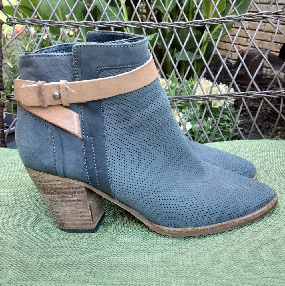 Dolce Vita Yuri Suede Perforated Bootie.